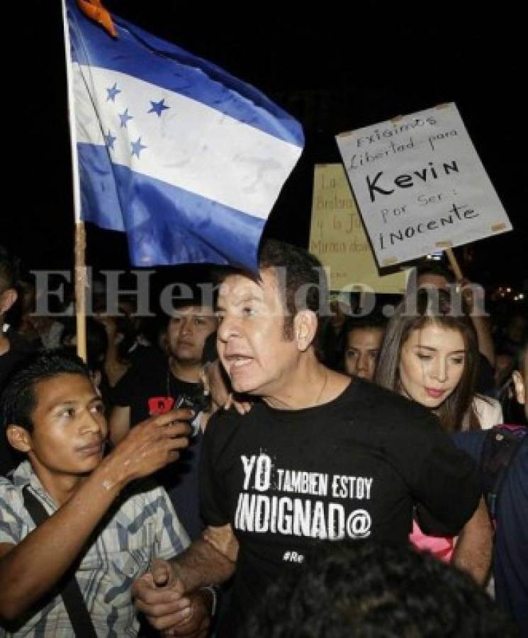 Concurrida marcha en Honduras en apoyo a Kevin Solórzano