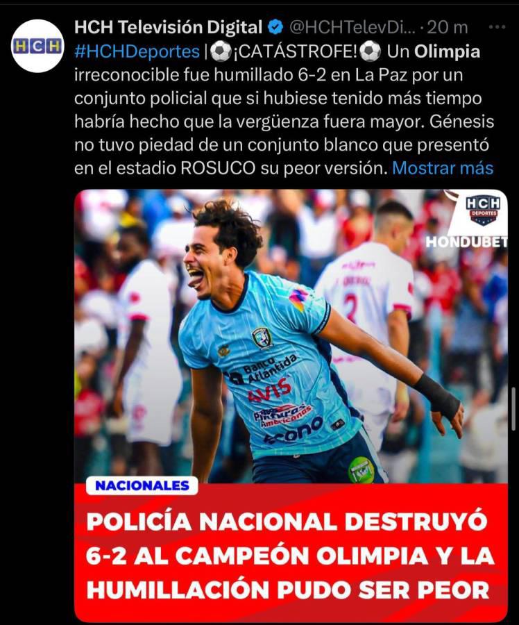 Ridiculizado Pesadilla Lo que dicen los medios tras goleada al Olimpia