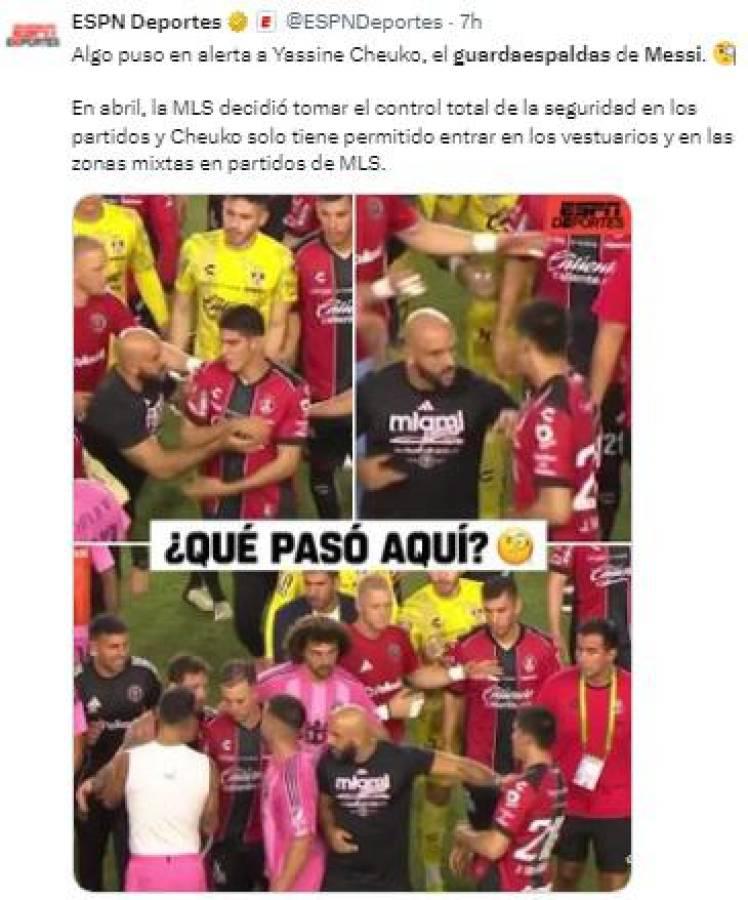 El gesto de Messi y su guardaespaldas que tiene molesto a casi todo México