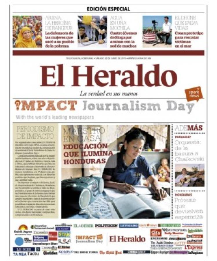 EL HERALDO contará historias positivas de Honduras en el IJD