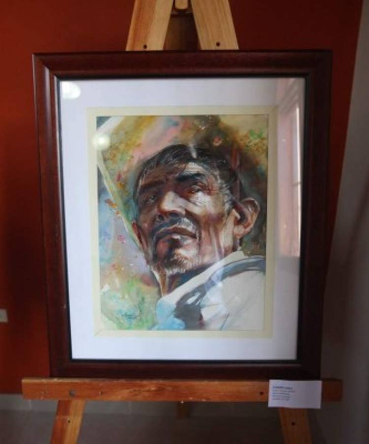 Román Murillo presentó un open studio en Gracias