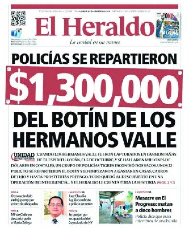 Honduras: Comisarios ordenaron la repartición del botín de los Valle