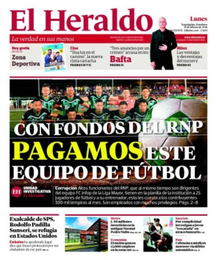 La Unidad Investigativa de EL HERALDO denunció en febrero pasado que el equipo Infop, ahora Real de Minas, era financiado con fondos del RNP y que parte de sus jugadores eran empleados.