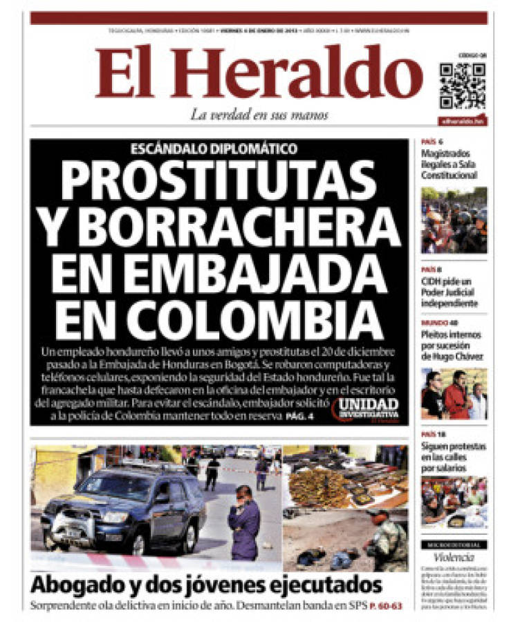 Cancillería separa a embajador de Honduras en Colombia