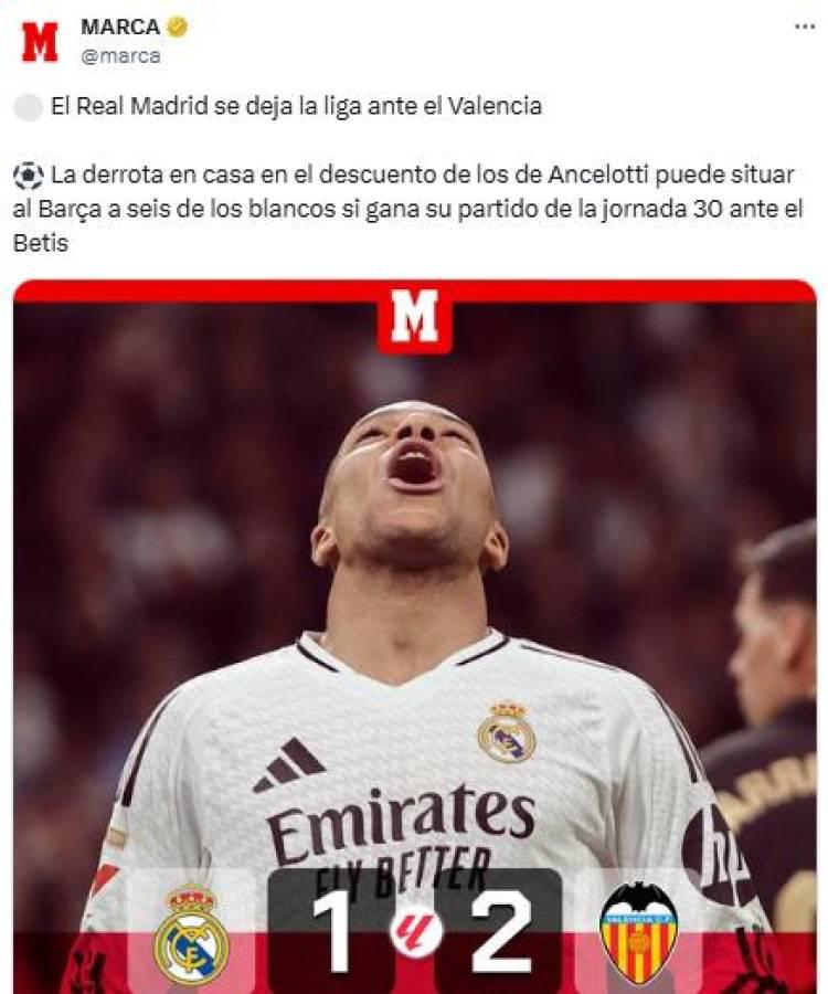 Así reaccionaron medios y periodistas tras caída de Real Madrid en el Bernabéu Así reaccionaron medios y periodistas tras caída de Real Madrid en el Bernabéu