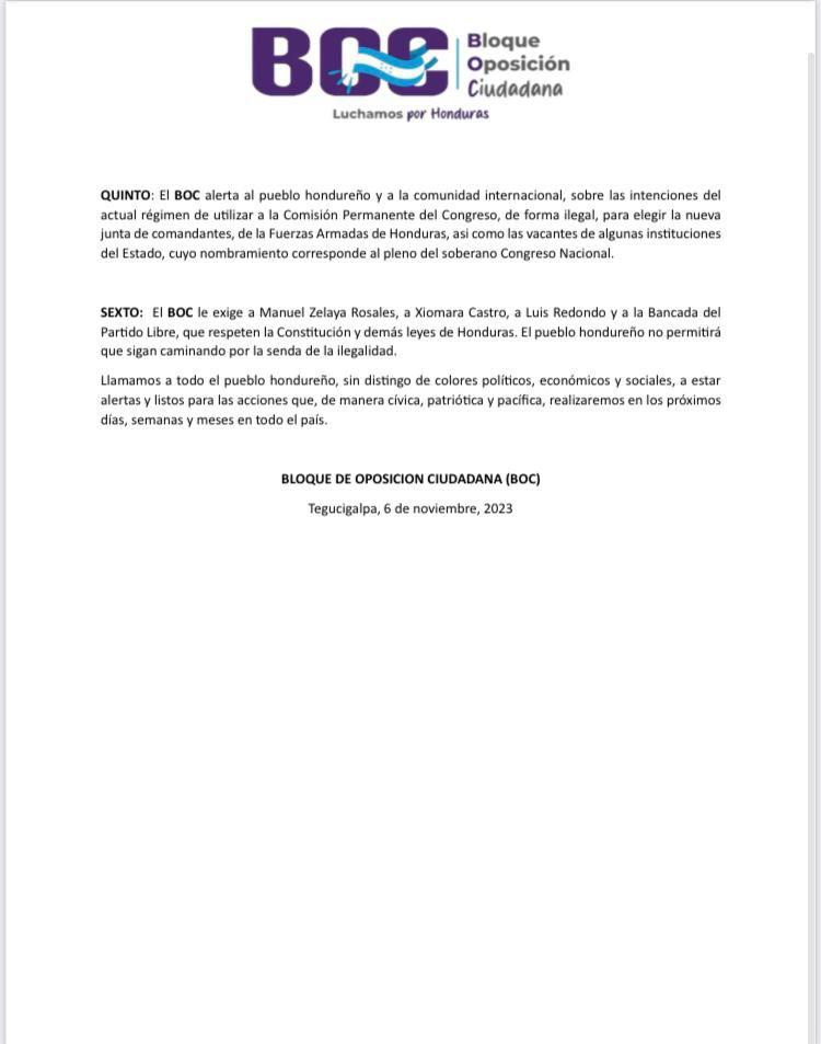 BOC rechaza nombramiento de fiscales interinos por Comisión Permanente