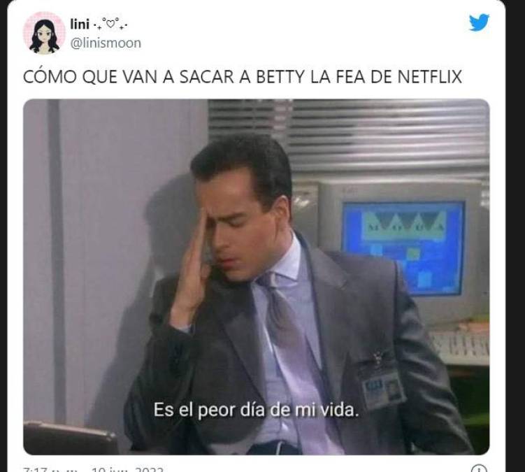 “Yo soy Betty, la fea” salió del catálogo de Netflix y las redes estallan con memes