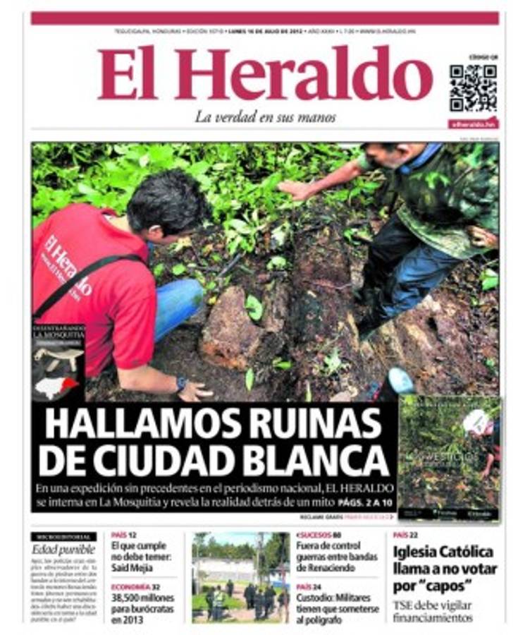 UNAH explorará la Ciudad Blanca