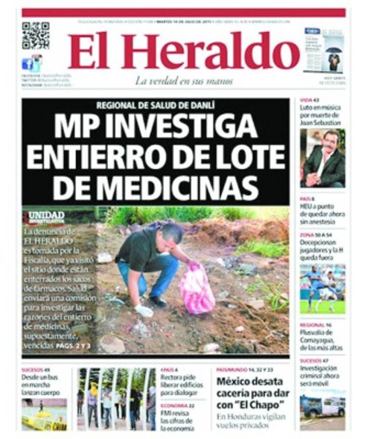 Indignante hallazgo de medicinas enterradas en buen estado