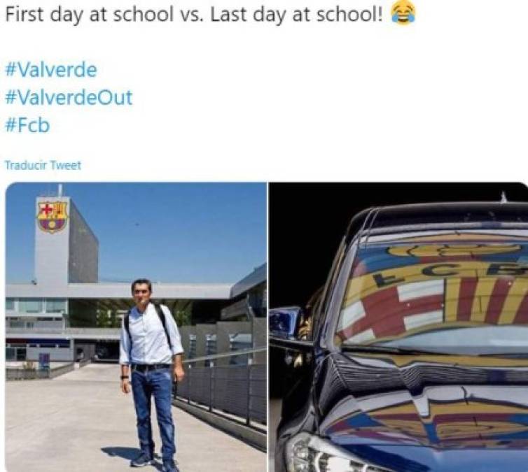 ¿Felices? Aficionados del Barcelona inundan las redes con divertidos memes tras despido de Valverde