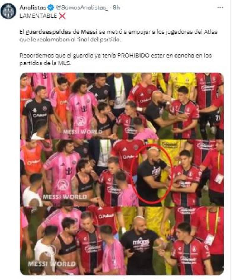 El gesto de Messi y su guardaespaldas que tiene molesto a casi todo México