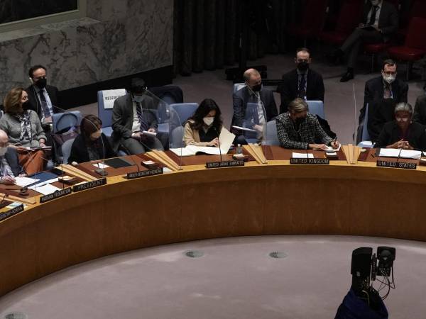 La embajadora de Estados Unidos ante la ONU, Linda Thomas-Greenfield.