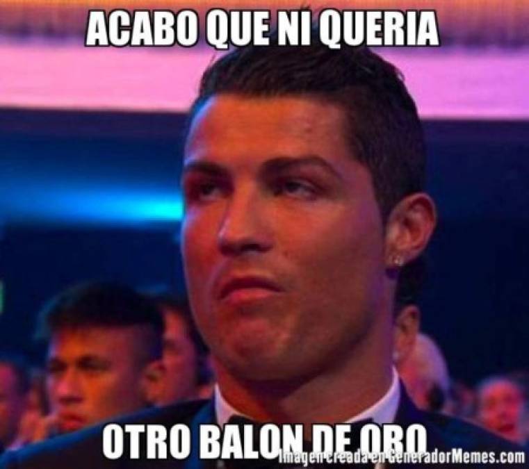 Messi gana su sexto Balón de Oro y Cristiano protagoniza los crueles memes