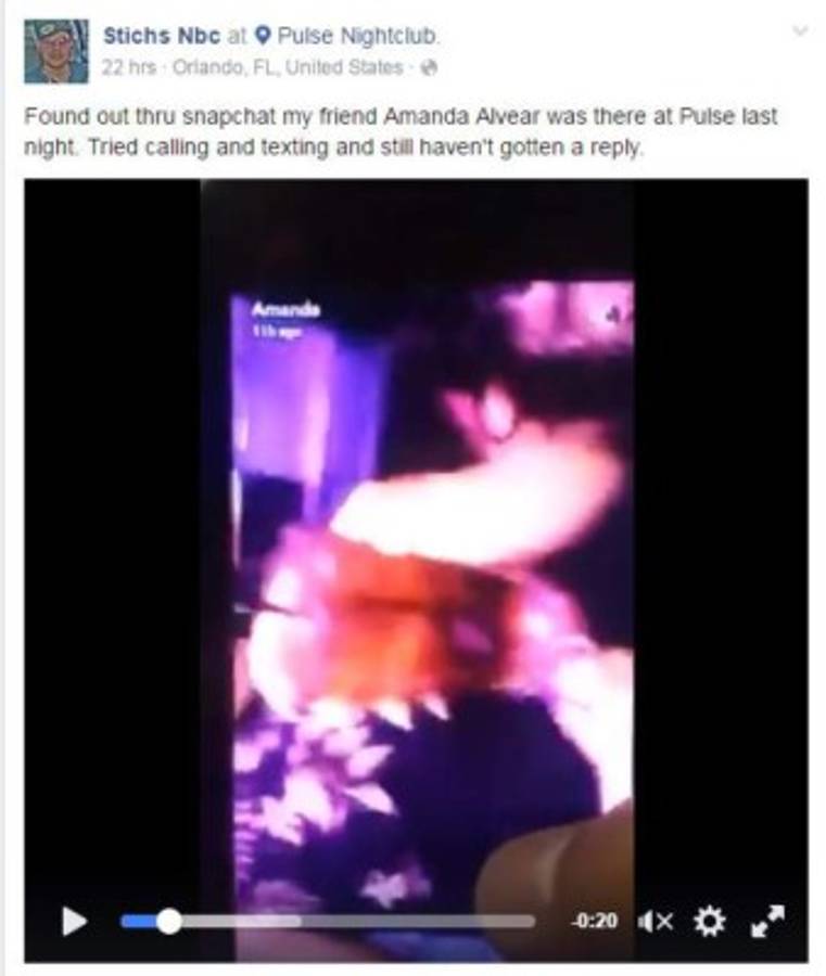 Víctima del tiroteo en Orlando grabó video minutos antes de su muerte