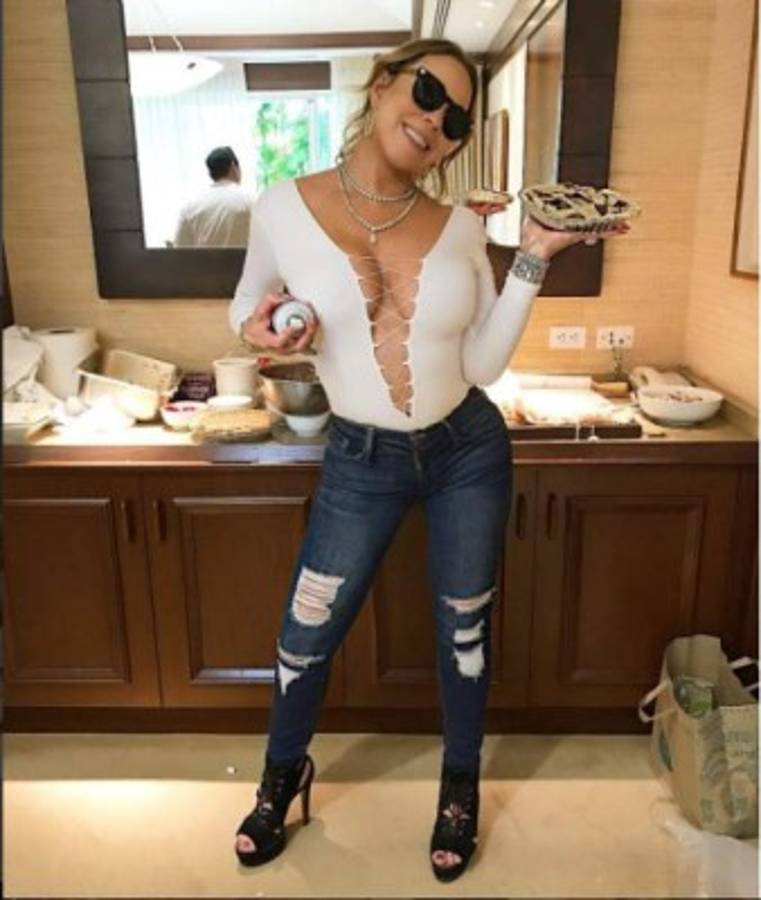 Esta es la foto que ha generado malas críticas sobre Mariah.