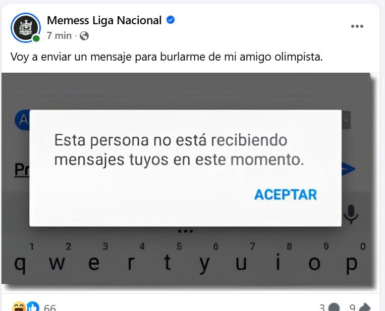 Divertidos memes no perdonan al Olimpia tras perder clásico ante Motagua