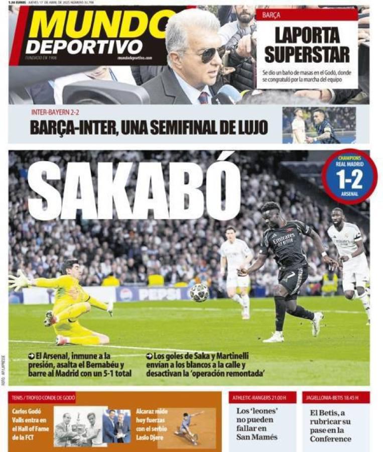Solo un sueño: Así amanecieron las portadas de los medios tras eliminación del Real Madrid