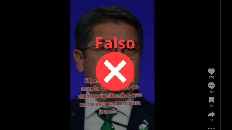 El juez Kevin Castel no estableció a JOH pago de $ 25 millones a cambio de una cadena perpetua