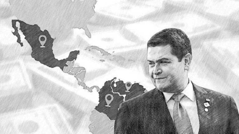 Mapas: De Colombia a México, las huellas de la narcoactividad ligada a JOH