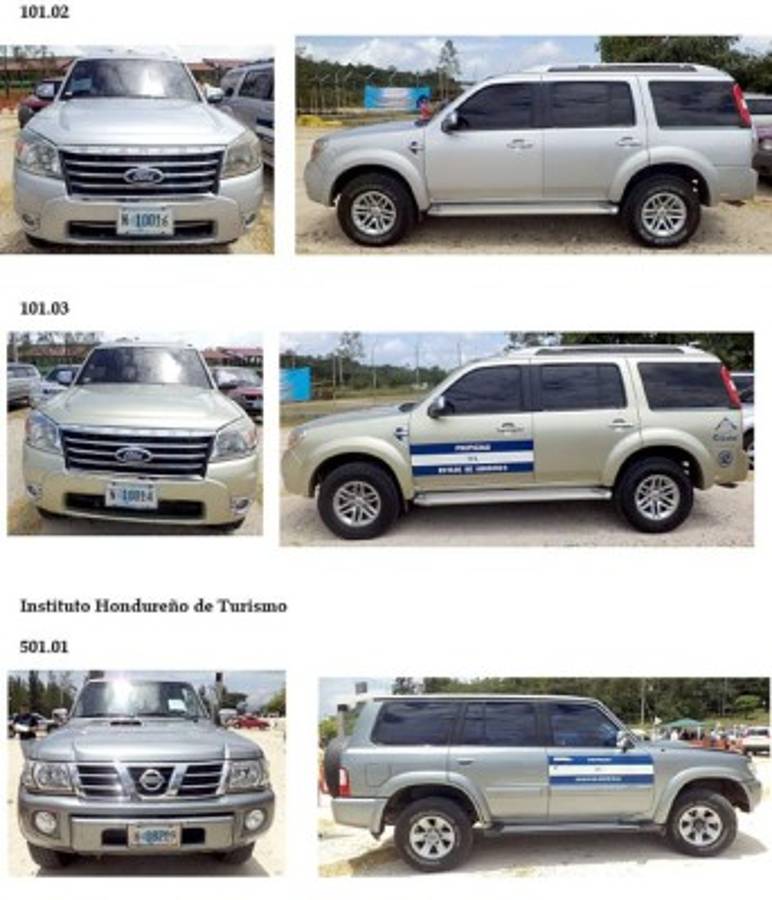 Conozca los carros de lujo en que se conducían ministros hondureños