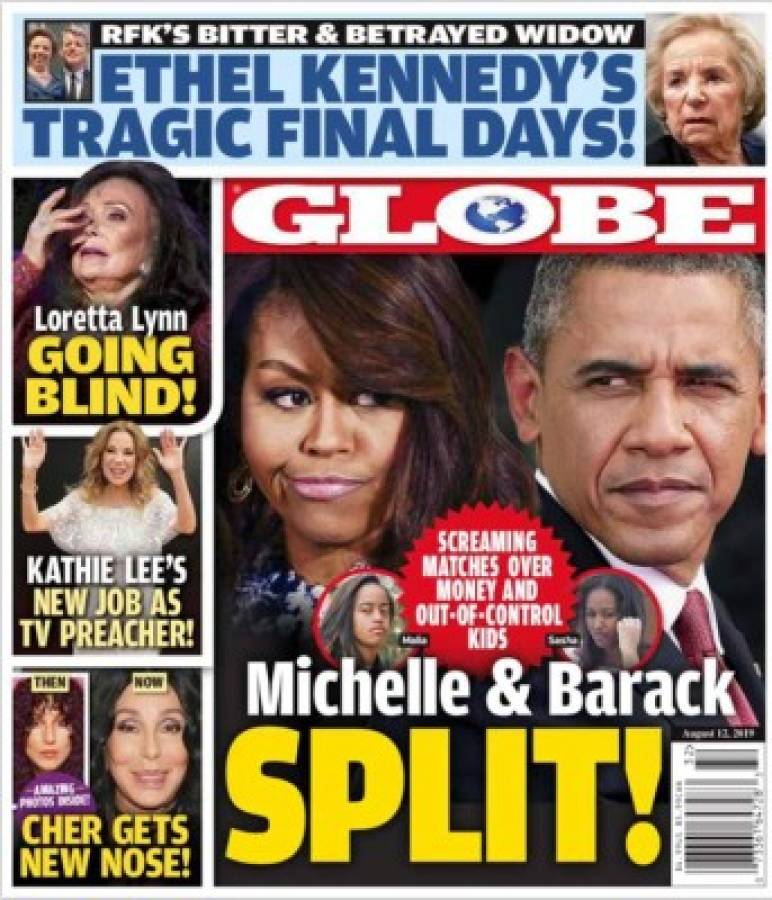 Esta es la portada de la revista que expone la separación de los Obama.