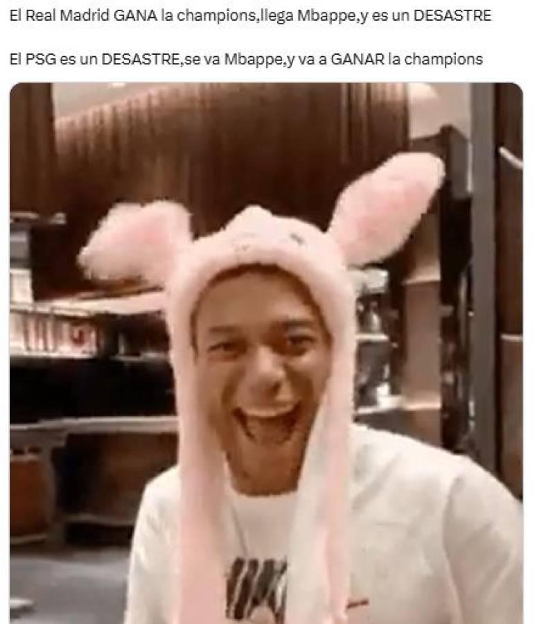 Burlas a Mbappé con divertidos memes luego de clasificación de PSG a la final de Champions