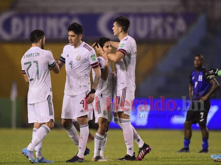 Tristeza catracha y celebración azteca: Las imágenes del triunfo de México ante Honduras