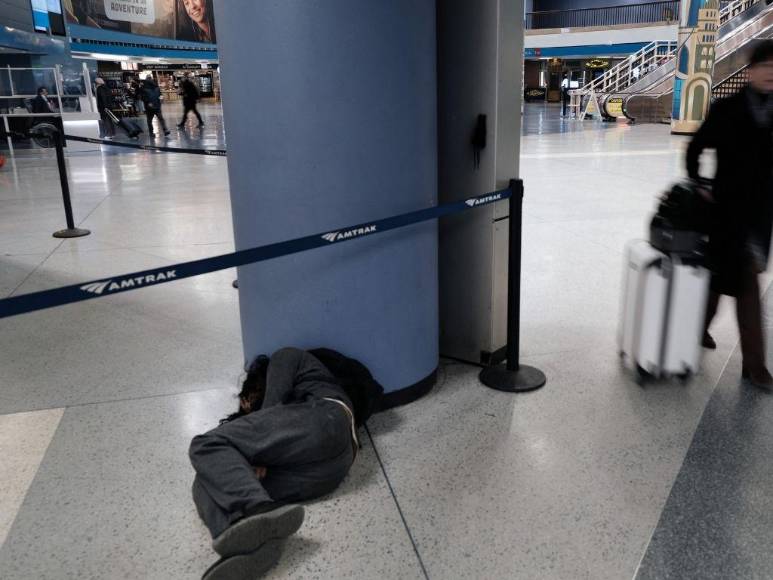 La peligrosa vida de los indigentes en la ciudad de Nueva York (FOTOS)