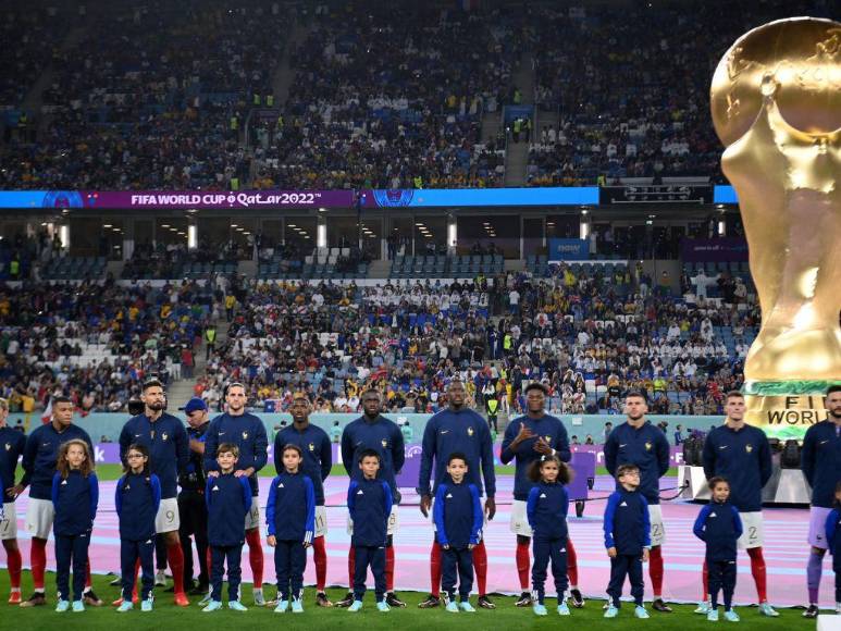 Las mejores imágenes que dejó la goleada 4-1 de Francia a Australia en el Mundial Qatar 2022