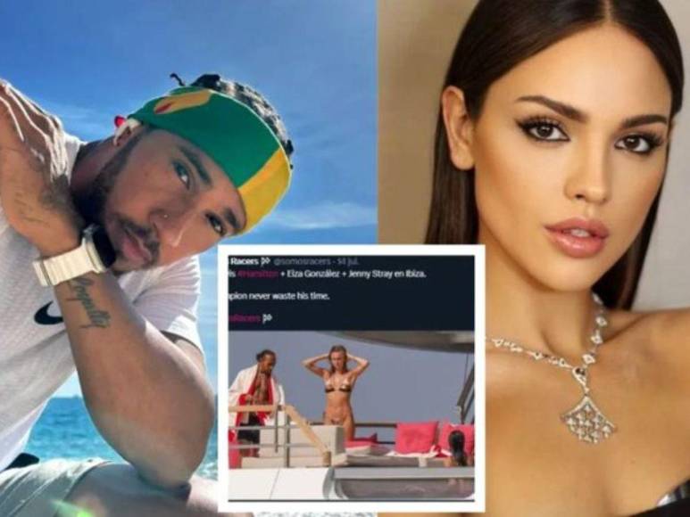 Captan a Lewis Hamilton con famosa mexicana en un yate ¿Y Shakira?