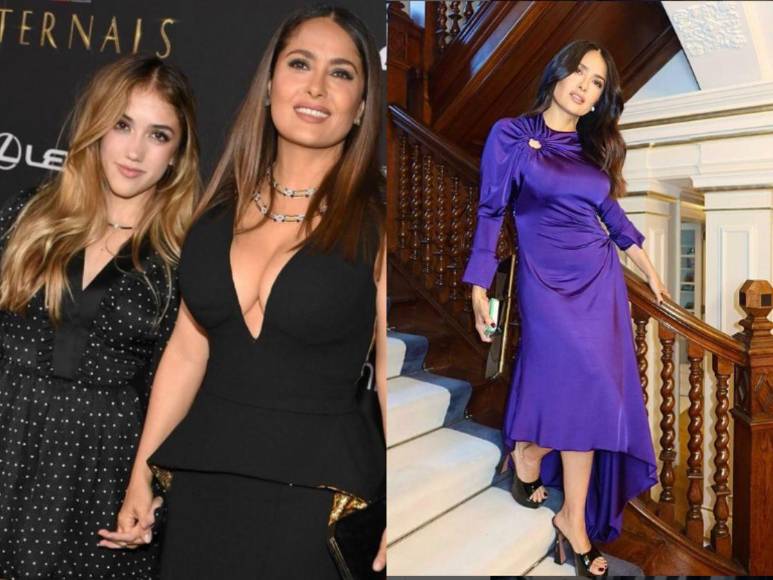 Desde Paris Hilton hasta Salma Hayek: famosas que fueron madres después de los 40