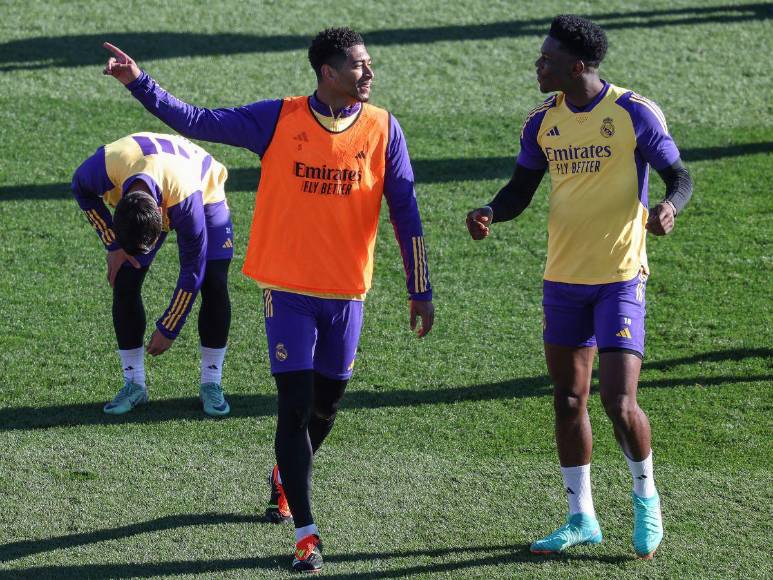 Real Madrid: así fue su primer entrenamiento del año 2024