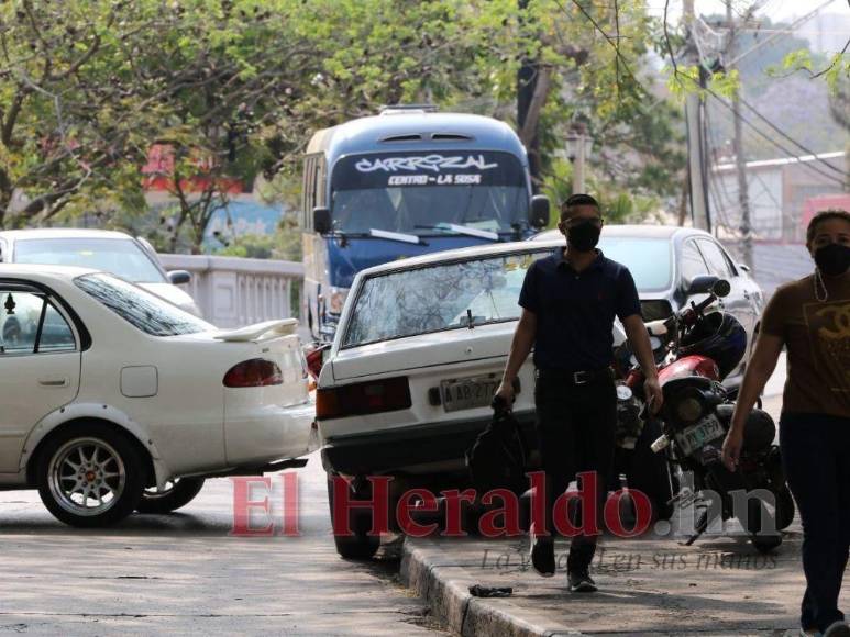 Las 25 imágenes que dejó el paro de transporte en Honduras