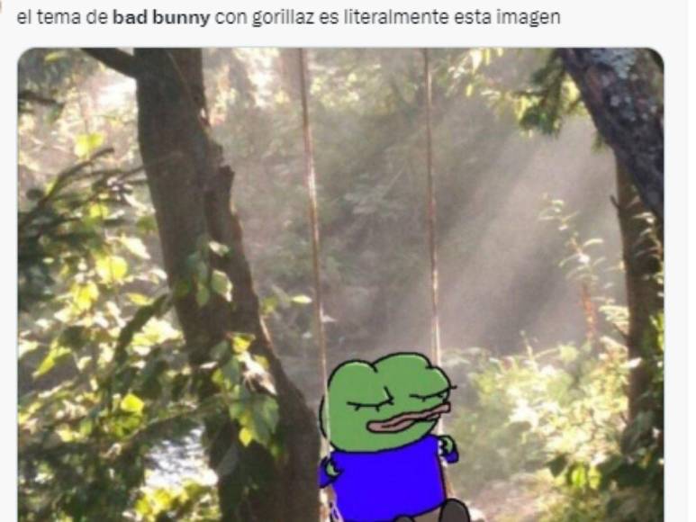 Los memes que dejó la colaboración de Bad Bunny y Gorillaz