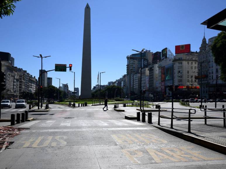 No es el regreso de la pandemia, son los argentinos protestando con calles vacías