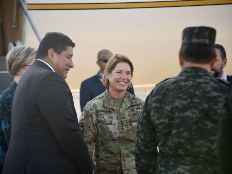 Jefa del Comando Sur de EEUU, Laura Richardson, visita Casa Presidencial