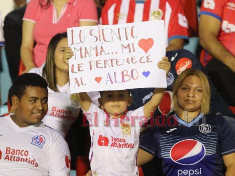 Ambientazo se vive en el Chelato Uclés durante el clásico Olimpia vs Motagua