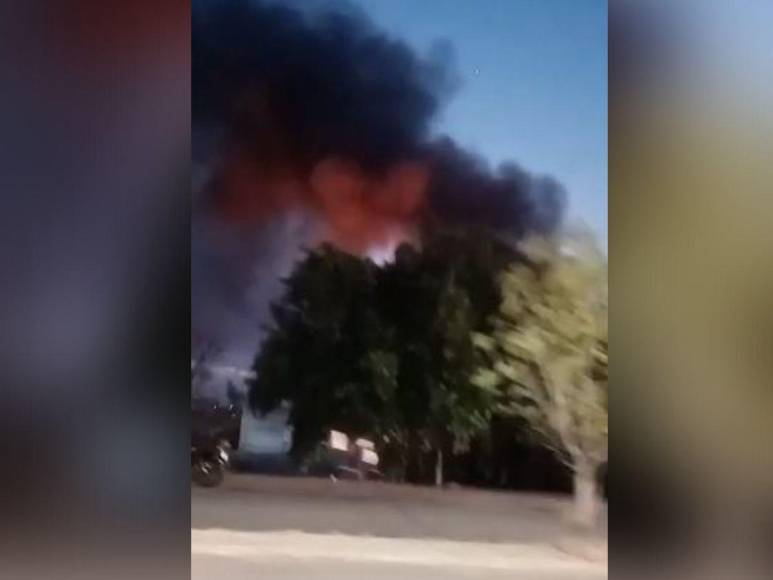 Las imágenes que dejó el voraz incendio que arrasó con varias viviendas en el bulevar Kuwait