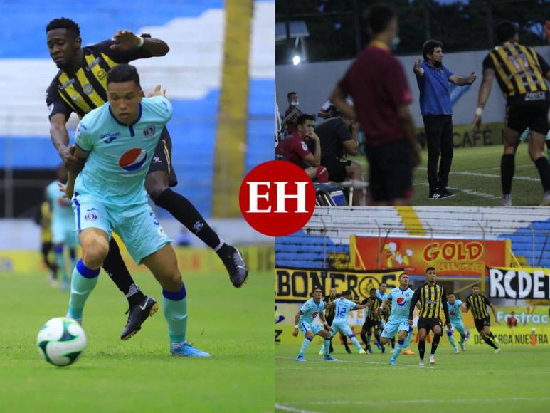 Emociones, trámite parejo y sufrimiento en la banca: Así se vivió el empate entre Real España y Motagua