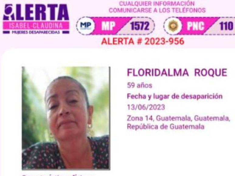 Una cirugía y sospechosas versiones: El caso de Floridalma Roque, la hondureña desaparecida en Guatemala
