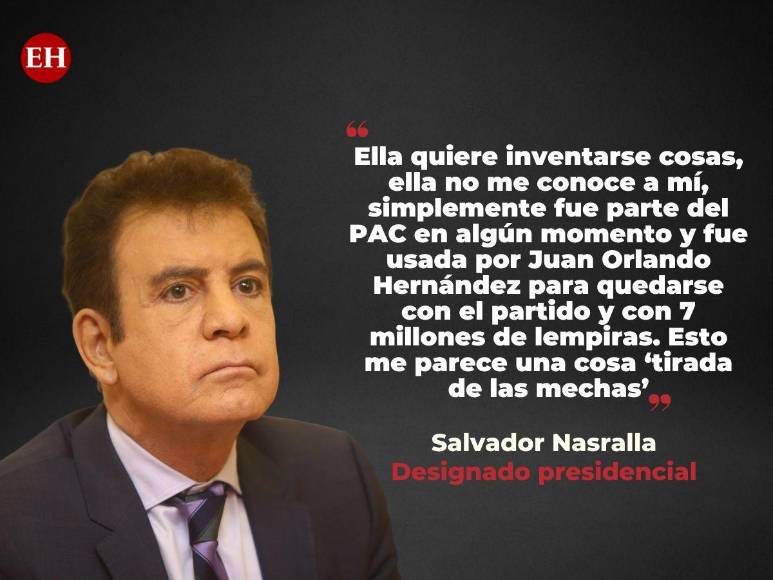 Pleito entre Marlene Alvarenga y Salvador Nasralla pasó de lo político a la vida privada