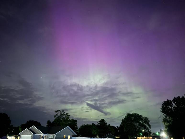 Las deslumbrantes auroras que dejó la tormenta solar en el mundo