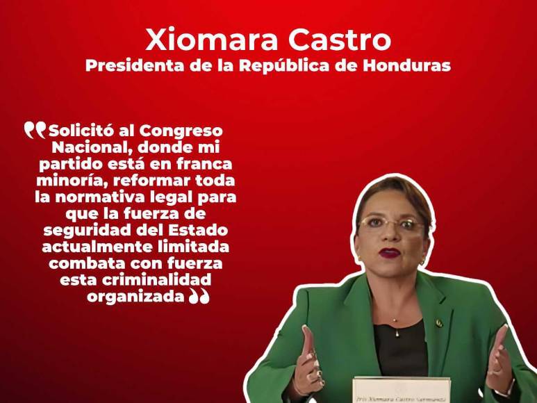 El plan para destruir mi gobierno está en marcha: las frases de Xiomara Castro tras narcovideo