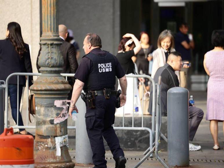 Así es el ambiente en la Corte de Nueva York previo a conocer la sentencia de Juan Orlando Hernández