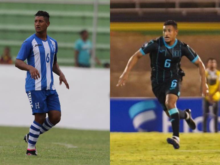 El antes y ahora de los jugadores de Honduras convocados ante México