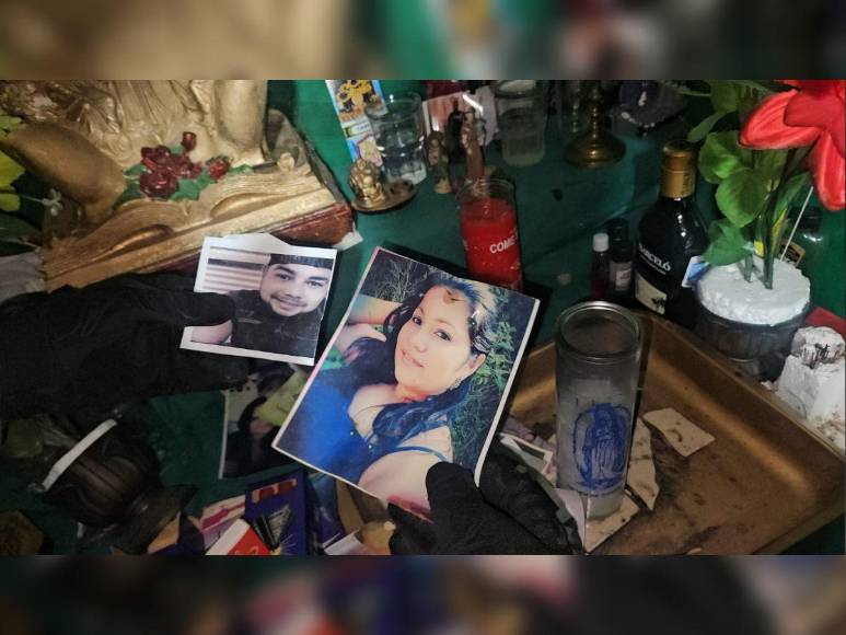 Velas, fotografías y muñecos macabros: Pandilla 18 involucrada en rituales satánicos en San Pedro Sula