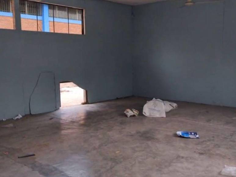 Antes y después de la Escuela Experimental de la UNAH reconstruida por Shin Fujiyama