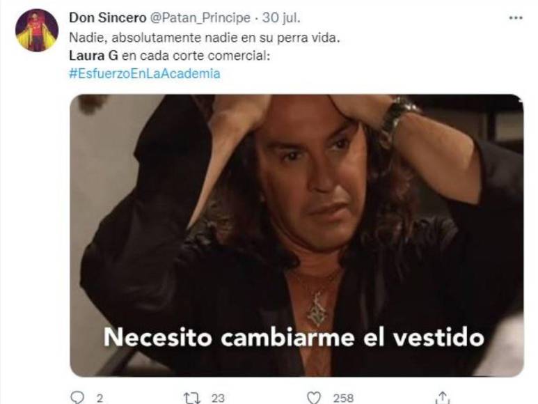 Los divertidos memes que dejó Laura G como conductora de La Academia