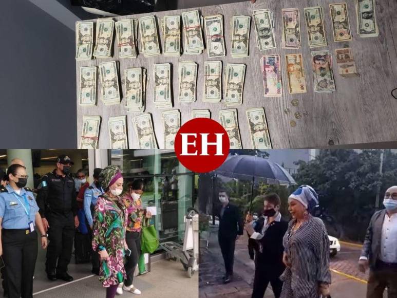 Escoltada y a punto de volar a Panamá: primeras fotos de Piedad Córdoba requerida con 68 mil dólares en Honduras