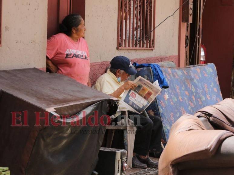 Imágenes de las zonas afectadas en la capital por las fuertes lluvias